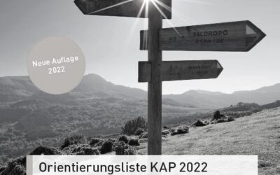 Abgeschlossenes Mandat: Orientierungsliste 2022 für kantonale Aktionsprogramme